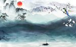 巨幅山水画