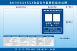 食品安全监督信息公示牌