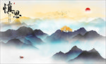 禅意水墨画