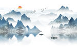 新中式山水