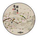工笔花鸟装饰画