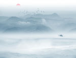 新中式山水画