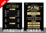 高端理发店开业宣传及价格表