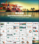 物流外贸海运货轮船港口码PPT