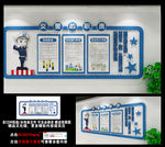 交警职责 交通安全教育文化墙