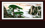 迎客松国画迎客松