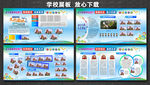 学校展板 文明校园 学校简介