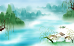 中式背景墙