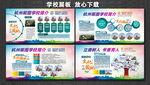 学校展板 文明校园 学校简介