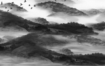水墨山水画