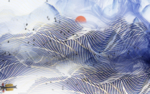 水墨山水画
