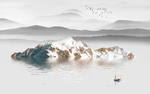 山水壁纸 山水背景墙
