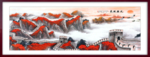 长城风景 油画