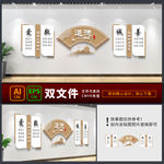 道德讲堂校园文化墙