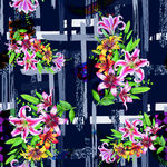 扎染花朵