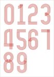 线条数字