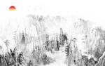 水墨山水