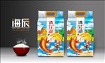 大米包装 米袋设计 鱼稻生态米