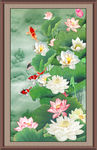 国画荷花