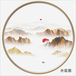 石纹山水
