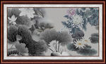 国画荷花