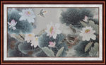 国画荷花
