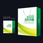 绿色手提袋