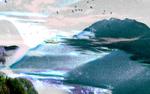 抽象山水