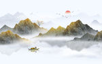 中式山水画