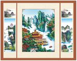 中堂山水画