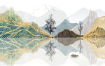 大气热销山水画 TIF分层