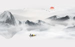 中式山水画