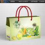端午节水果礼盒包装平面图