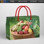 夏季礼盒水果特产礼盒包装平面图