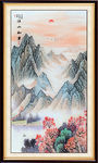 山水画国画山水画