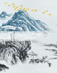 抽象油画
