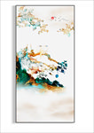 金色水墨晶瓷画
