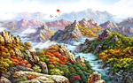 山水风景油画