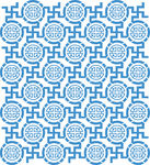 传统圆形底纹