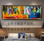 抽象油画