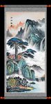 迎客松国画迎客松