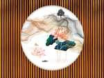新中式背景墙