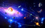 宇宙星空太阳系
