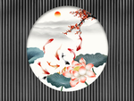 新中式背景墙