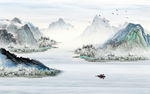 中式山水画