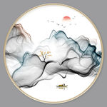 中式山水装饰画