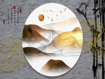 新中式背景墙