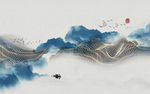 抽象山水画