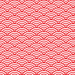 红色创意中国风花纹底纹矢量背景