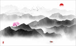 新中式山水画